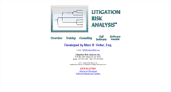 Desktop Screenshot of litigationrisk.com